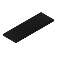 MODULAR SOLUTIONS POLYAMIDE PART<br>END CAP 90MM X 32MM BLACK